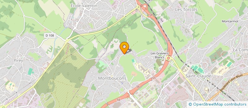 localisation de l'entreprise MONSIEUR MICHEL PICARD à BESANCON