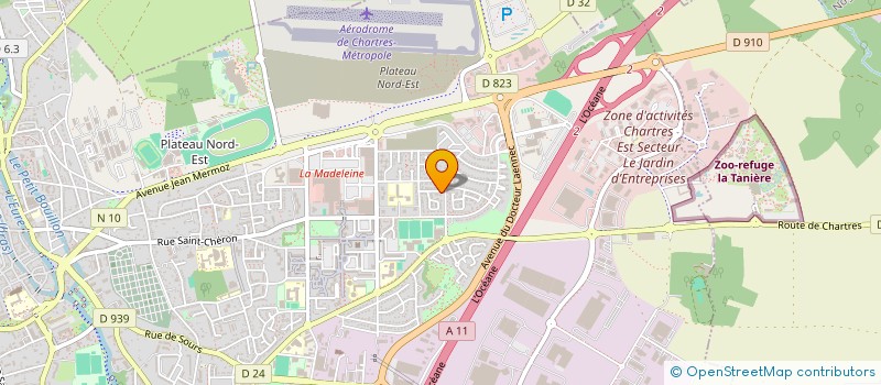 localisation de l'entreprise MONSIEUR MICHEL PICARD  CHARTRES