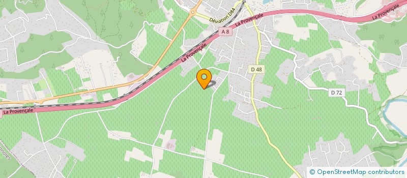 localisation de l'entreprise MONSIEUR MICHEL PICAT  VIDAUBAN