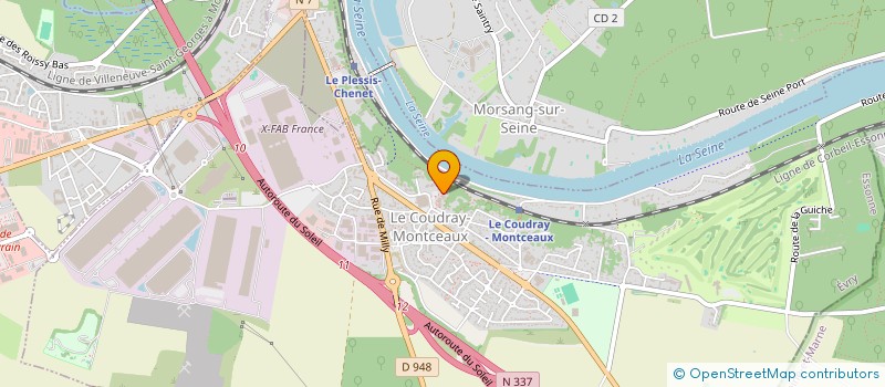 localisation de l'entreprise MONSIEUR MICHEL PICAULT à LE COUDRAY-MONTCEAUX