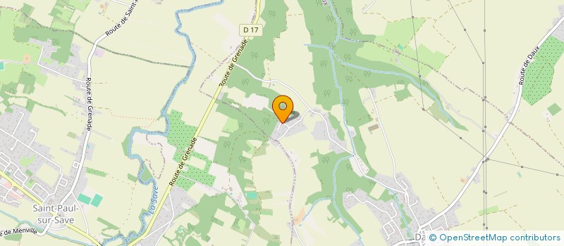 localisation de l'entreprise MONSIEUR MICHEL PICCOLI  DAUX