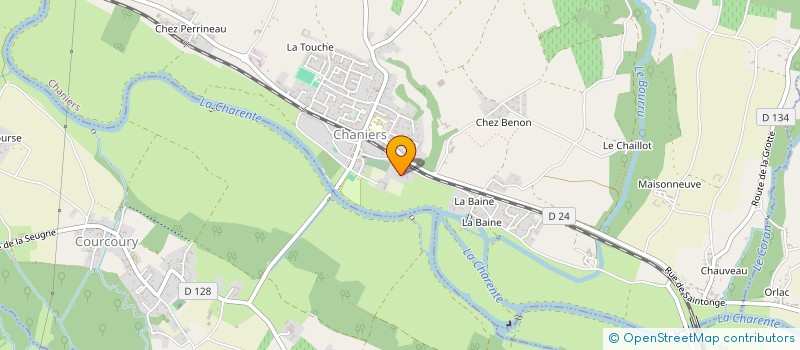 localisation de l'entreprise MONSIEUR MICHEL PICHARD à CHANIERS