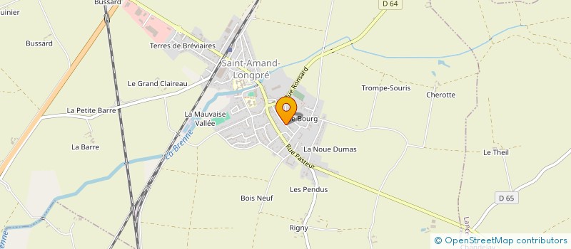 localisation de l'entreprise MONSIEUR MICHEL PICHET  SAINT-AMAND-LONGPRE