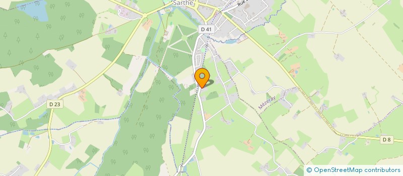 localisation de l'entreprise MONSIEUR MICHEL PICHON  MALICORNE SUR SARTHE