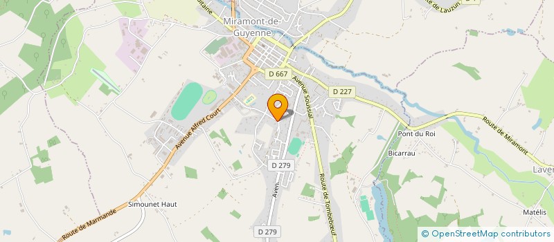 localisation de l'entreprise MONSIEUR MICHEL PICQUE  MIRAMONT-DE-GUYENNE