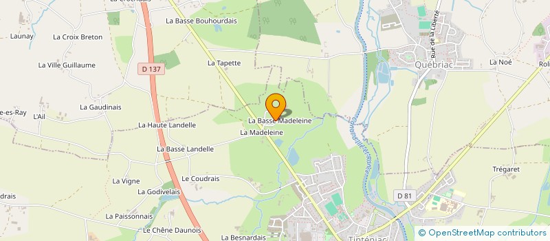 localisation de l'entreprise MONSIEUR MICHEL PIEDVACHE  TINTENIAC