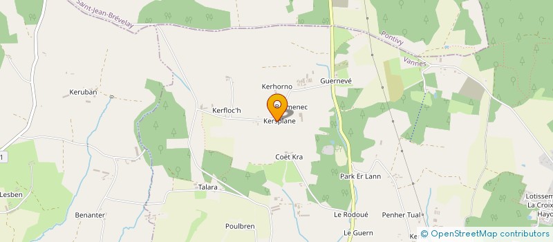 localisation de l'entreprise MONSIEUR MICHEL PIERRE  PLUMELEC