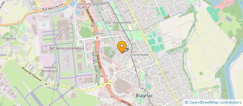 localisation de l'entreprise MONSIEUR MICHEL-PIERRE SEGUT à BLAGNAC