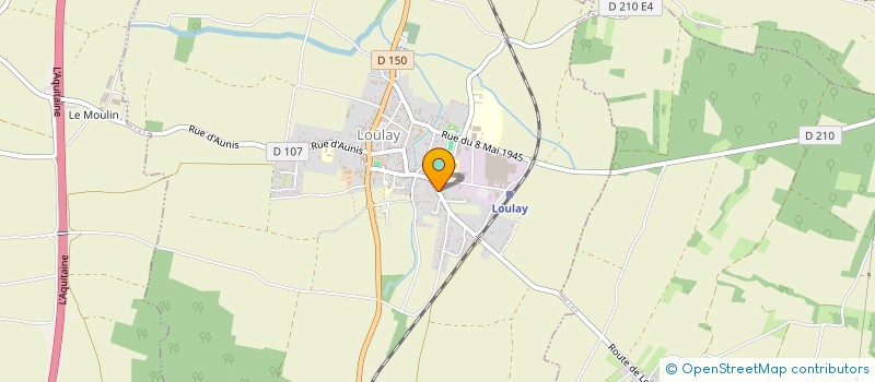 localisation de l'entreprise MONSIEUR MICHEL PIERROT  LOULAY