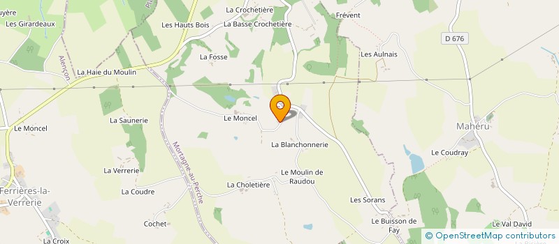 localisation de l'entreprise MONSIEUR MICHEL PIGAUT à COURTOMER