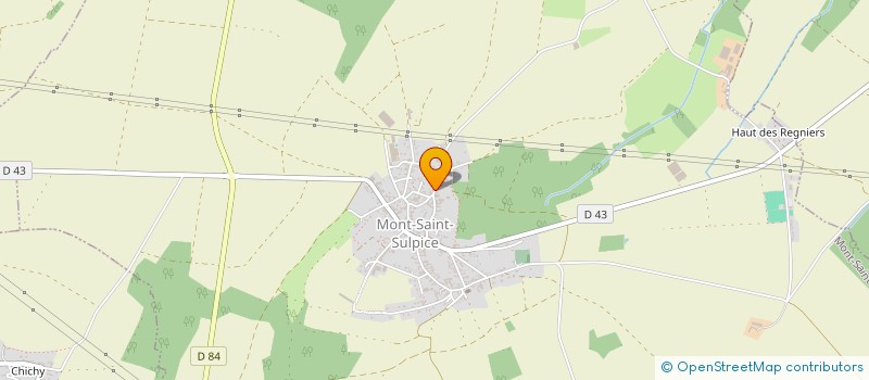 localisation de l'entreprise MONSIEUR MICHEL PIGINO  MONT-SAINT-SULPICE