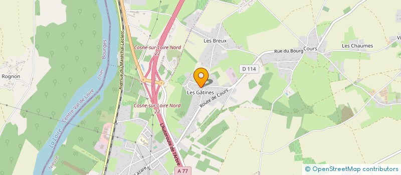 localisation de l'entreprise MONSIEUR MICHEL PILLIEN à COSNE-COURS-SUR-LOIRE