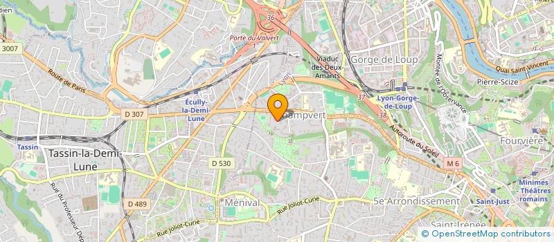 localisation de l'entreprise MONSIEUR MICHEL PILLON à LYON