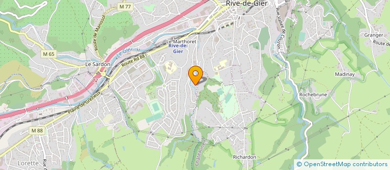 localisation de l'entreprise MONSIEUR MICHEL PINCHON  CHATEAUNEUF