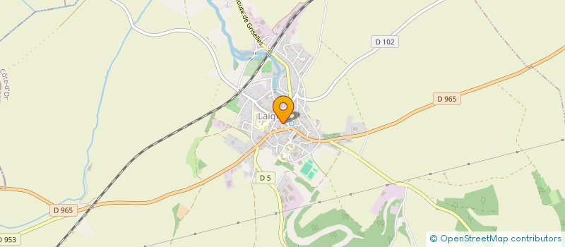 localisation de l'entreprise MONSIEUR MICHEL PINCON  LAIGNES