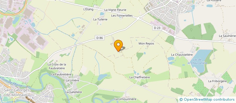 localisation de l'entreprise MONSIEUR MICHEL PINEAU à MONTAIGU-VENDEE