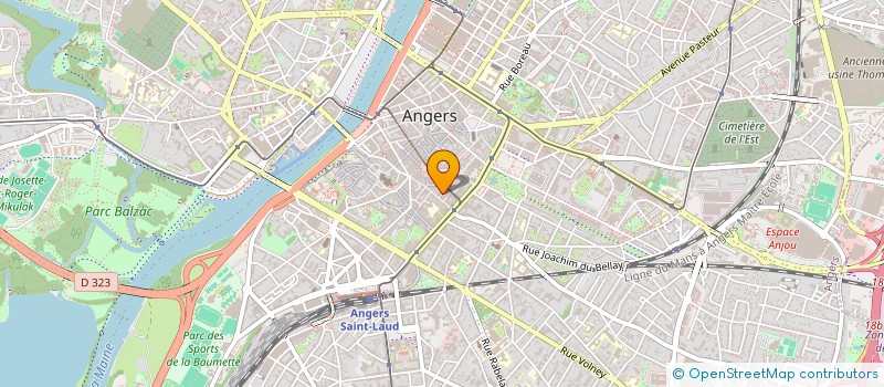localisation de l'entreprise MONSIEUR MICHEL PINEAU à ANGERS