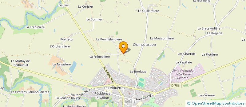 localisation de l'entreprise MONSIEUR MICHEL PINEAU  BEAUPREAU-EN-MAUGES
