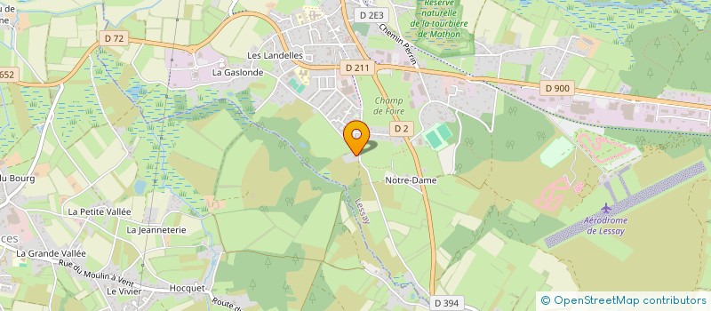 localisation de l'entreprise MONSIEUR MICHEL PINEL  LESSAY