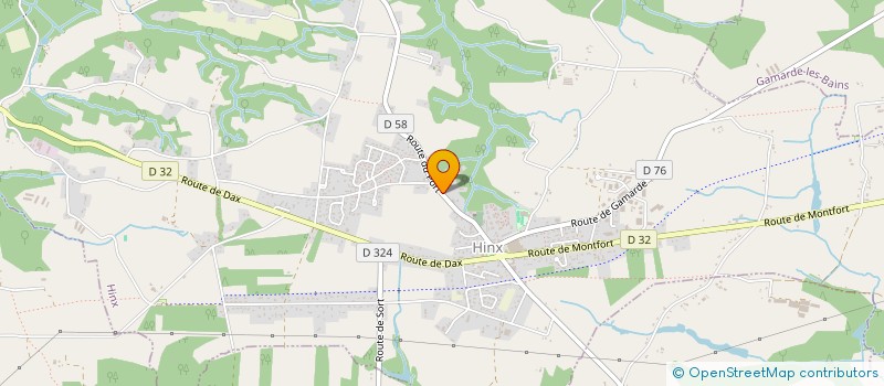 localisation de l'entreprise MONSIEUR MICHEL PINSOLLE  HINX