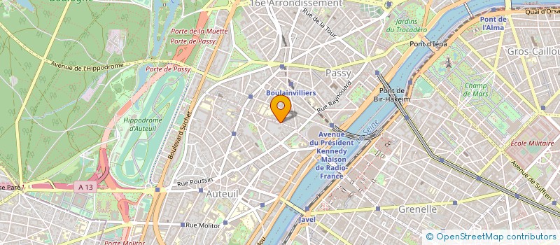 localisation de l'entreprise MONSIEUR MICHEL PINTO  PARIS