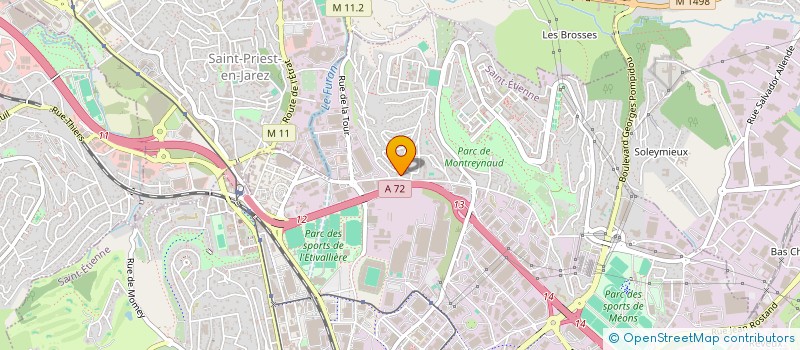 localisation de l'entreprise MONSIEUR MICHEL PIPIER  SAINT-ETIENNE