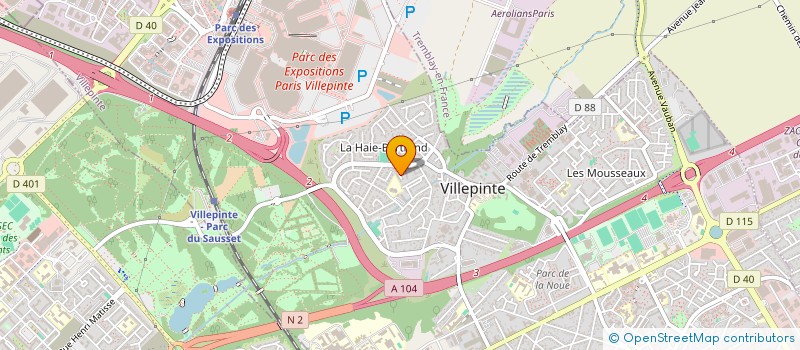 localisation de l'entreprise MONSIEUR MICHEL PIRAL à VILLEPINTE
