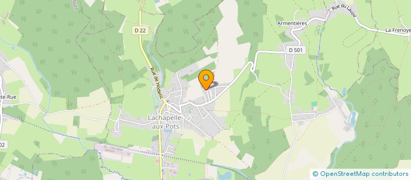 localisation de l'entreprise MONSIEUR MICHEL PIRET  LACHAPELLE-AUX-POTS