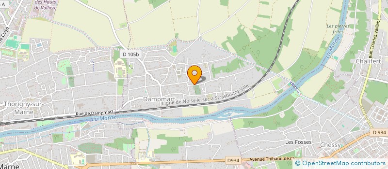 localisation de l'entreprise MONSIEUR MICHEL PIRIS  DAMPMART