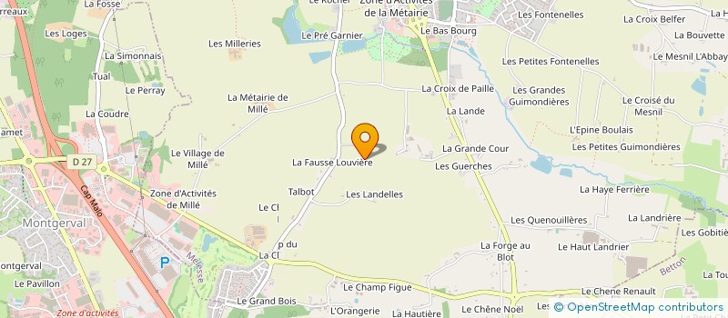 localisation de l'entreprise MONSIEUR MICHEL PIRON  MELESSE