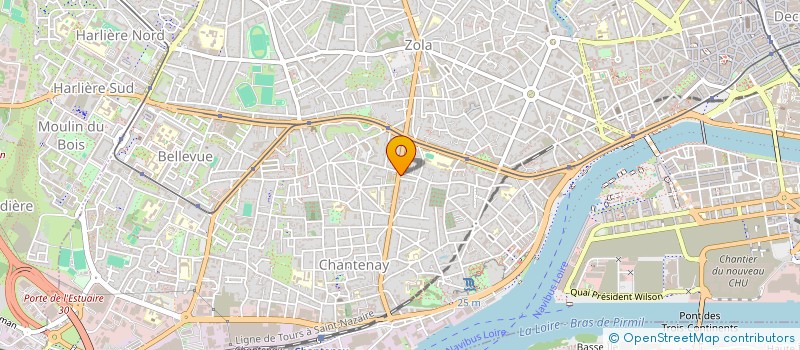 localisation de l'entreprise MONSIEUR MICHEL PIRON à NANTES