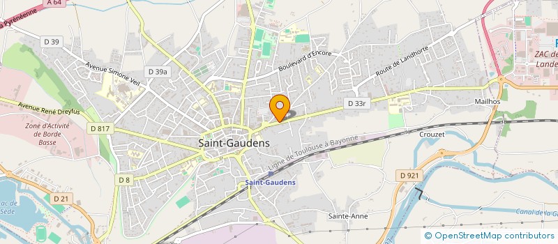 localisation de l'entreprise MONSIEUR MICHEL PISSAGUINE à SAINT-GAUDENS