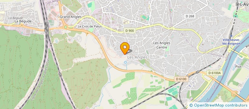 localisation de l'entreprise MONSIEUR MICHEL PITINO  LES ANGLES