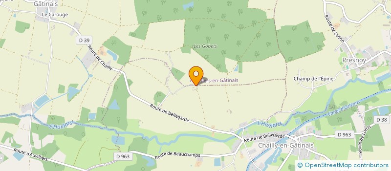 localisation de l'entreprise MONSIEUR MICHEL PIVOTEAU à CHAILLY-EN-GATINAIS