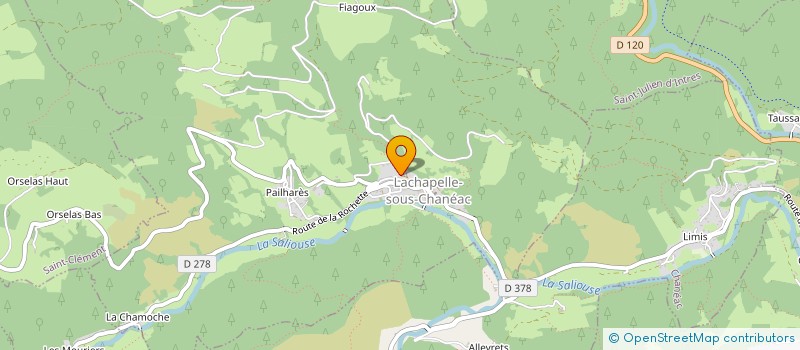 localisation de l'entreprise MONSIEUR MICHEL PIZOT  LACHAPELLE-SOUS-CHANEAC