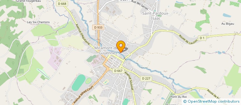 localisation de l'entreprise MONSIEUR MICHEL PIZZINATO  SAINT-PARDOUX-ISAAC