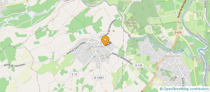 localisation de l'entreprise MONSIEUR MICHEL PLAGNIOL  SAUSSINES