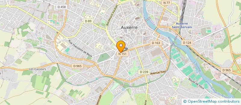 localisation de l'entreprise MONSIEUR MICHEL PLANCHET à AUXERRE