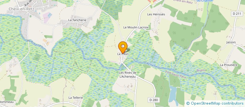 localisation de l'entreprise MONSIEUR MICHEL PLANCON à CHEIX-EN-RETZ