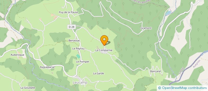 localisation de l'entreprise MONSIEUR MICHEL PLANTECOSTE à LEUCAMP