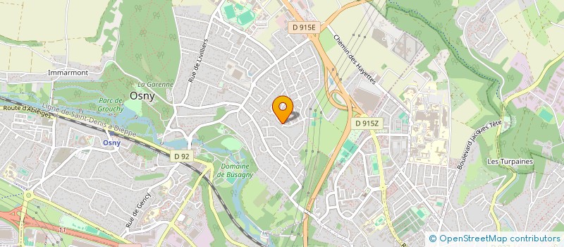 localisation de l'entreprise MONSIEUR MICHEL PLATEL  OSNY