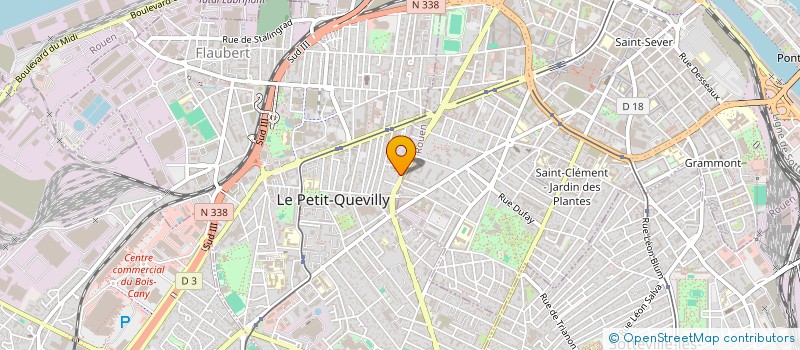 localisation de l'entreprise MONSIEUR MICHEL PLEGNE  LE PETIT-QUEVILLY