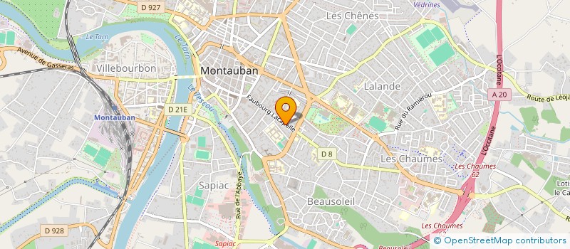 localisation de l'entreprise MONSIEUR MICHEL PLIQUE à MONTAUBAN