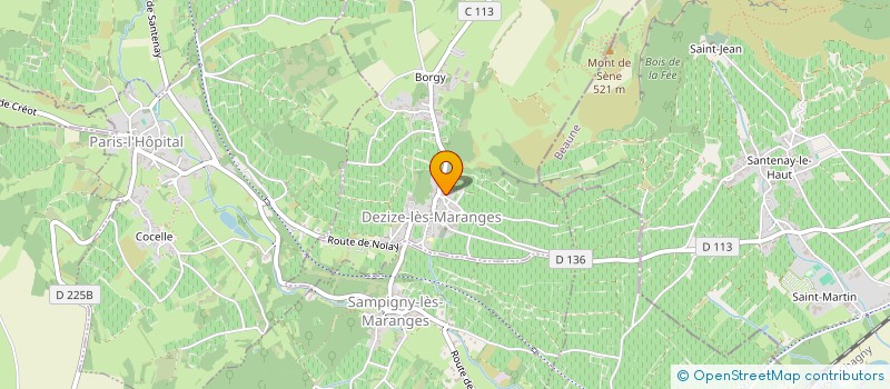 localisation de l'entreprise MONSIEUR MICHEL PLOUET à DEZIZE-LES-MARANGES