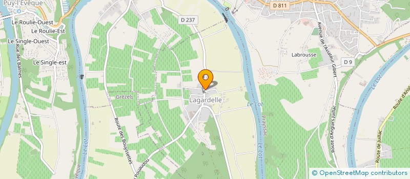 localisation de l'entreprise MONSIEUR MICHEL PLUTAU  LAGARDELLE