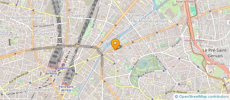 localisation de l'entreprise MONSIEUR MICHEL PODAVINI  PARIS