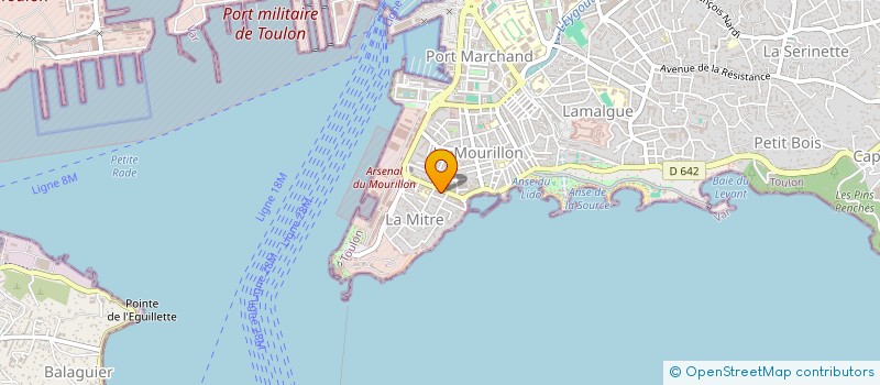 localisation de l'entreprise MONSIEUR MICHEL POET BENEVENT  TOULON