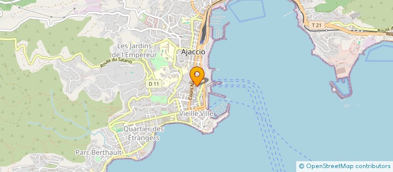 localisation de l'entreprise MONSIEUR MICHEL POGGI à AJACCIO