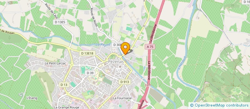 localisation de l'entreprise MONSIEUR MICHEL POHARDI à PEZENAS