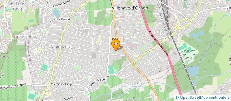 localisation de l'entreprise MONSIEUR MICHEL POIGNONEC  VILLENAVE-D'ORNON